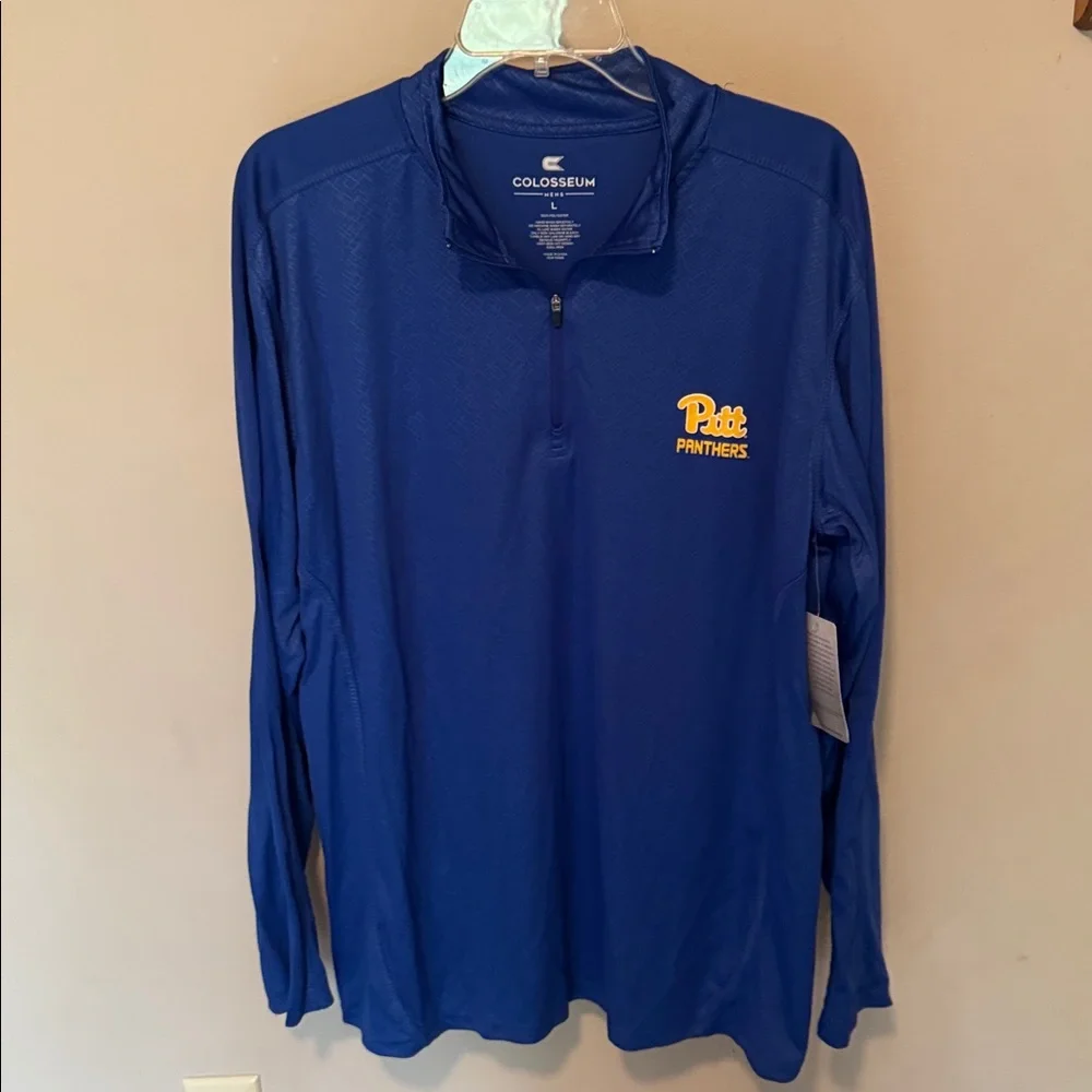 Colosseum Royal Blue Pitt Panthers Long Sleeve. 100% polyester. Machine wash - Picture 2 of 3